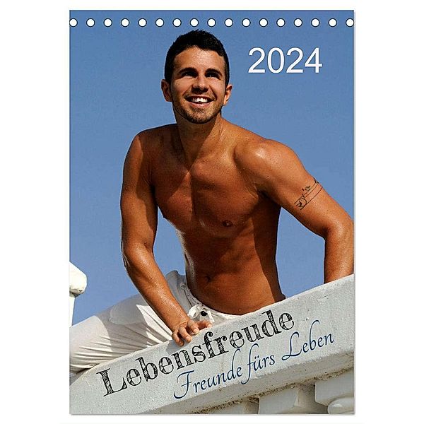 Lebensfreude - Freunde fürs Leben (Tischkalender 2024 DIN A5 hoch), CALVENDO Monatskalender, Malestockphoto