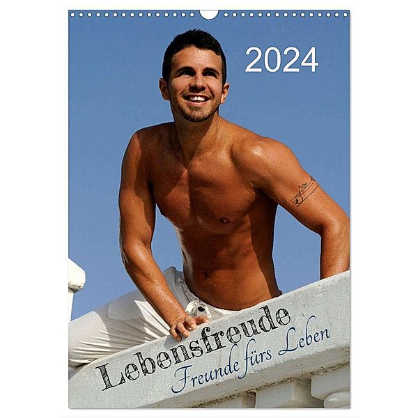 Lebensfreude - Freunde fürs Leben (Wandkalender 2024 DIN A3 hoch), CALVENDO Monatskalender, Malestockphoto