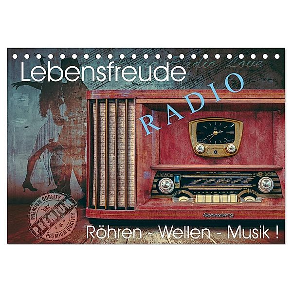 Lebensfreude Radio (Tischkalender 2025 DIN A5 quer), CALVENDO Monatskalender, Calvendo, Wilfried W. Vossen Herzog von Laar am Rhein