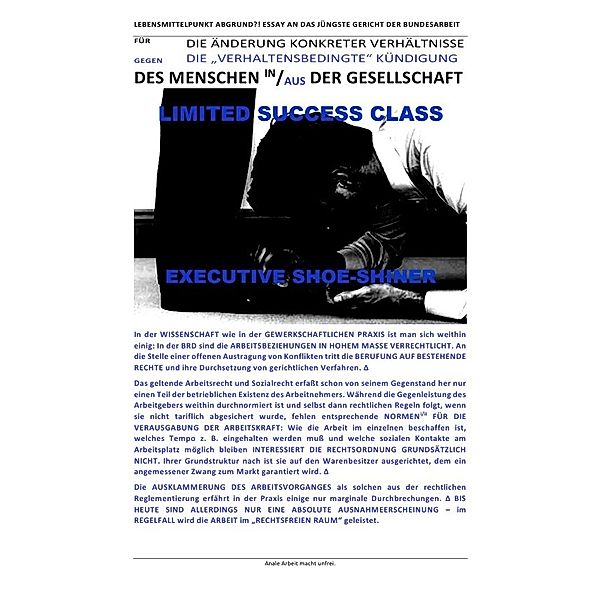 LEBENSMITTELPUNKT ABGRUND?! ESSAY AN DAS JÜNGSTE GERICHT DER BUNDESARBEIT, Sozialkritische Professionals: Deutschland (SP: D), Bastian Braeg