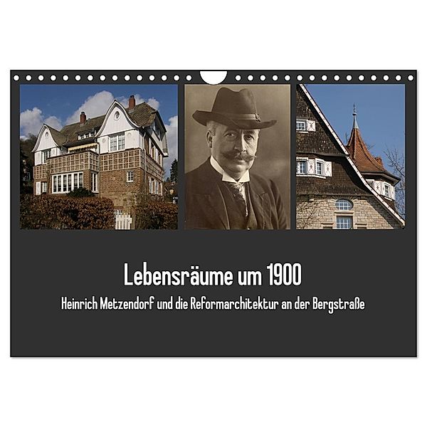 Lebensräume um 1900 (Wandkalender 2024 DIN A4 quer), CALVENDO Monatskalender, Thomas Kaffenberger, Museum der Stadt Bensheim