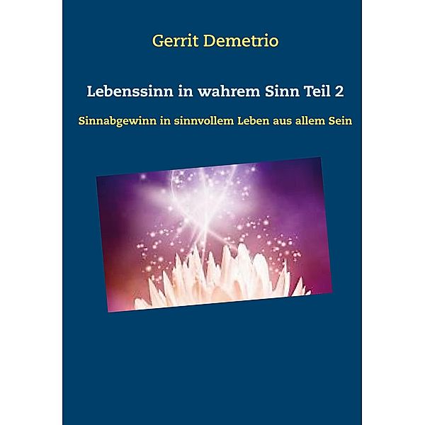 Lebenssinn in wahrem Sinn Teil 2, Gerrit Demetrio