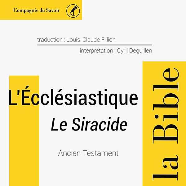 L'Écclésiastique - Le Siracide, Anonymous