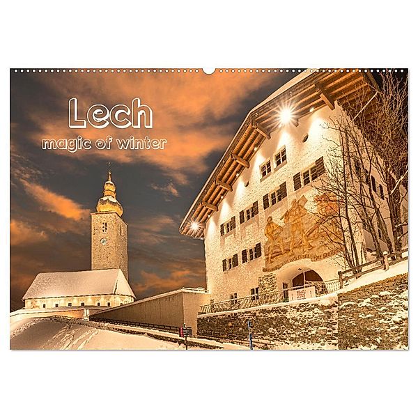 Lech magic of winter (Wandkalender 2024 DIN A2 quer), CALVENDO Monatskalender, Ulrich Männel