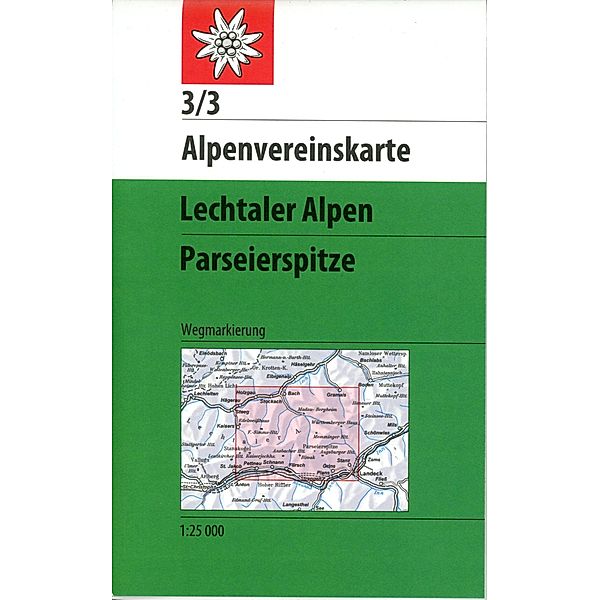 Lechtaler Alpen - Parseierspitze 1:25 000