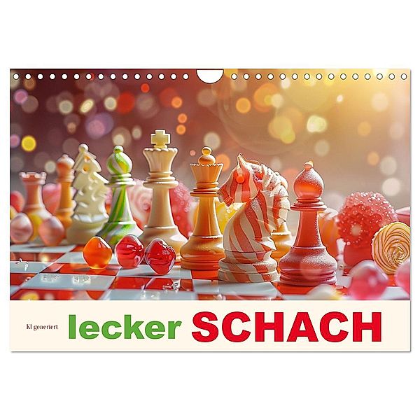 Lecker Schach (Wandkalender 2025 DIN A4 quer), CALVENDO Monatskalender, Calvendo, Cathrin Illgen