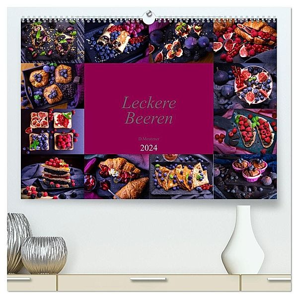 Leckere Beeren (hochwertiger Premium Wandkalender 2024 DIN A2 quer), Kunstdruck in Hochglanz, Dirk Meutzner