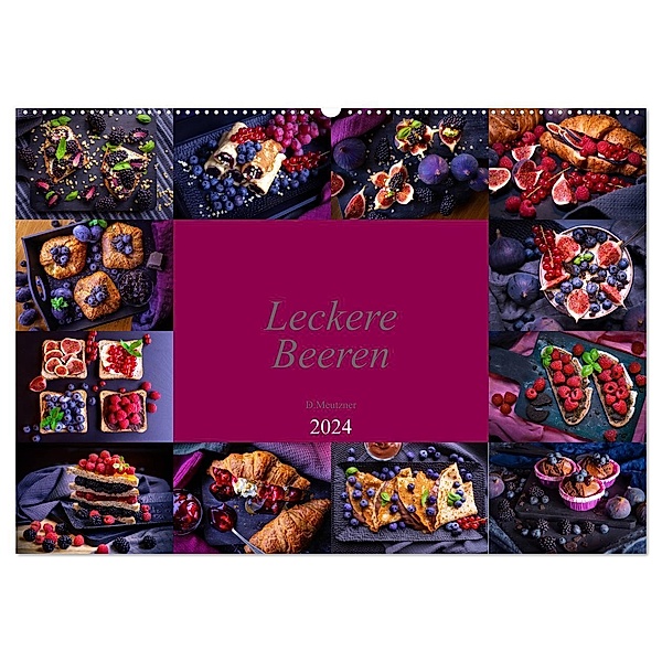 Leckere Beeren (Wandkalender 2024 DIN A2 quer), CALVENDO Monatskalender, Dirk Meutzner