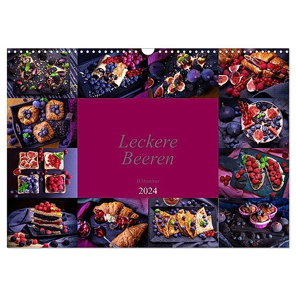 Leckere Beeren (Wandkalender 2024 DIN A3 quer), CALVENDO Monatskalender, Dirk Meutzner