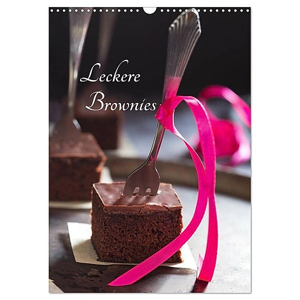 Leckere Brownies (Wandkalender 2024 DIN A3 hoch), CALVENDO Monatskalender, Xenia Schlossherr