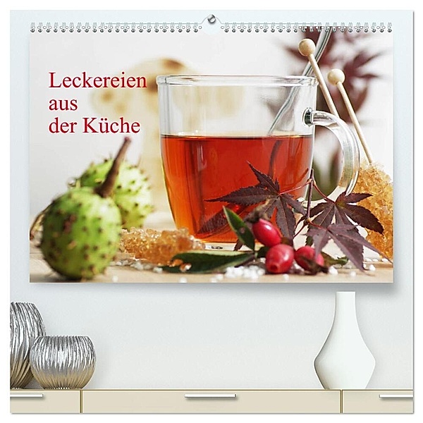 Leckereien aus der Küche CH - Version (hochwertiger Premium Wandkalender 2024 DIN A2 quer), Kunstdruck in Hochglanz, Tanja Riedel