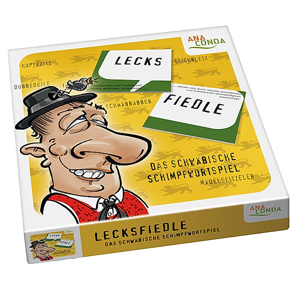 Lecksfiedle - Das schwäbische Schimpfwortspiel, Roland Pecher, Michael Schmitz, Walter Soiron