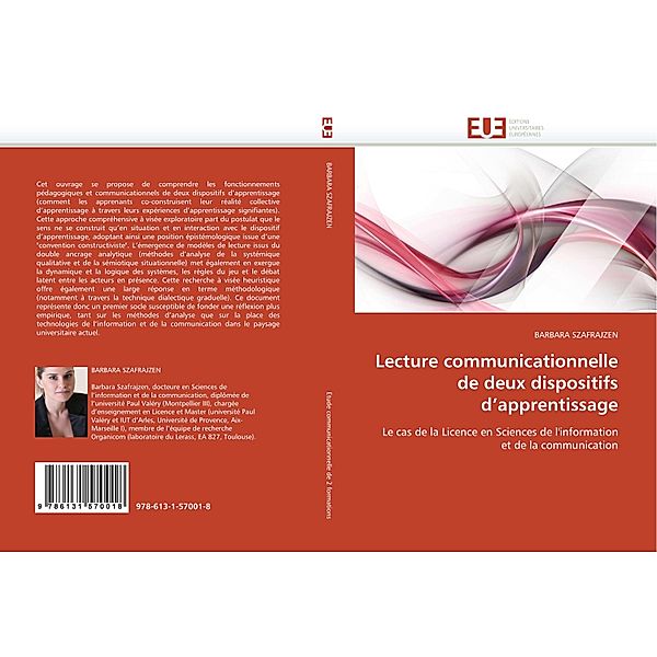 Lecture communicationnelle de deux dispositifs d'apprentissage, BARBARA SZAFRAJZEN