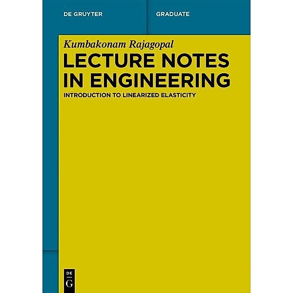 Lecture Notes in Engineering, Kumbakonam Rajagopal