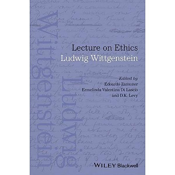 Lecture on Ethics, Ludwig Wittgenstein