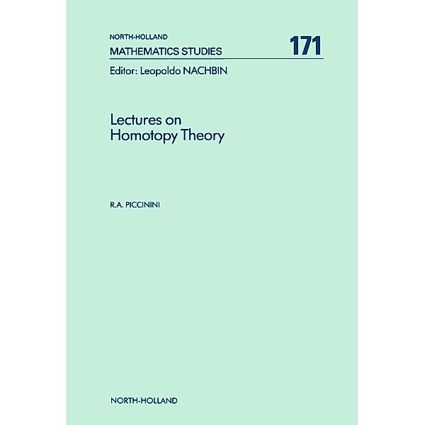 Lectures on Homotopy Theory, R. A. Piccinini