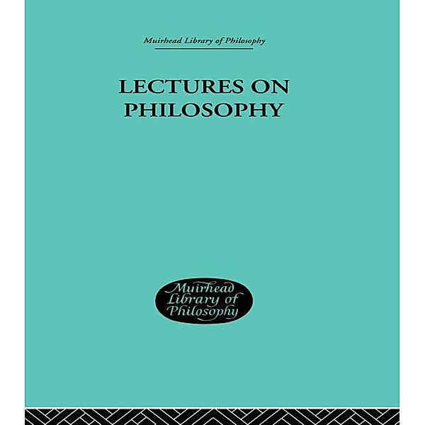 Lectures on Philosophy, George Edward Moore