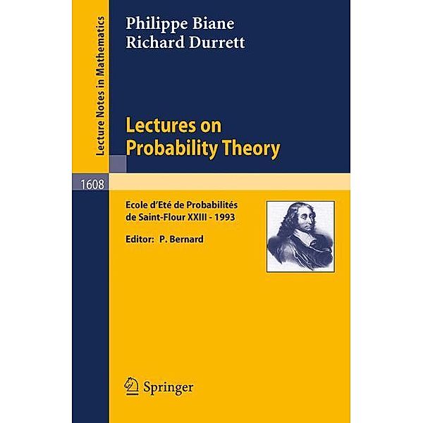 Lectures on Probability Theory, Philippe Biane, Richard Durrett