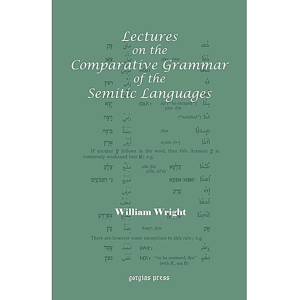 Lectures on the Comparative Grammar of the Semitic Languages, William Wright