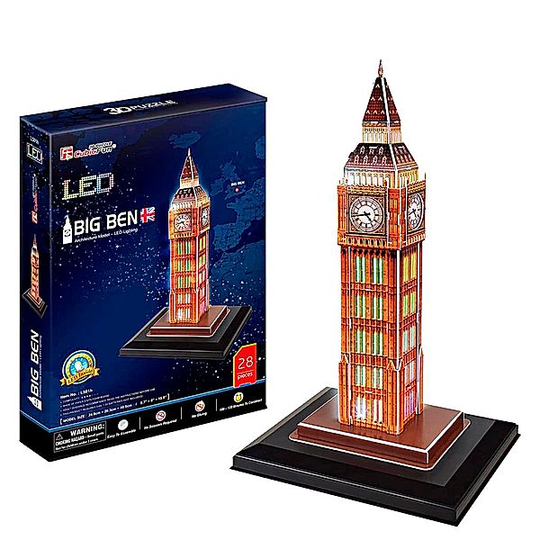 LED 3D Puzzle Big Ben
