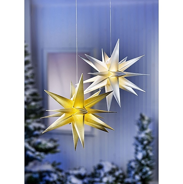 LED-Aussenstern Weihnachten (Farbe: gold)