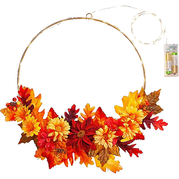 LED-Blumenring Herbst