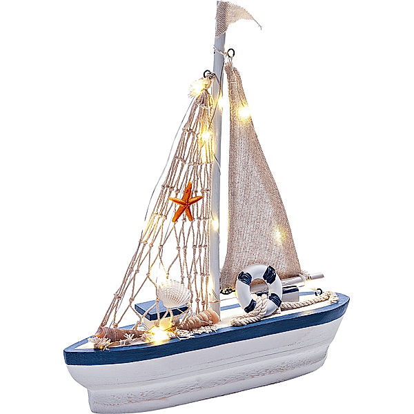 LED-Deko Segelboot 28cm