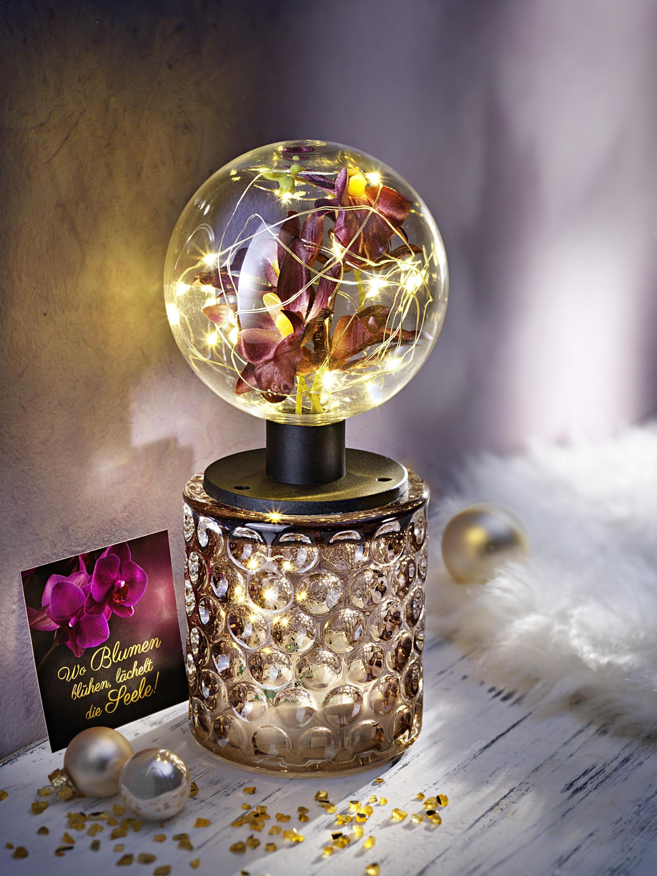 LED-Dekoleuchte Flor mit Geschenkbox, 23 cm | Weltbild.de