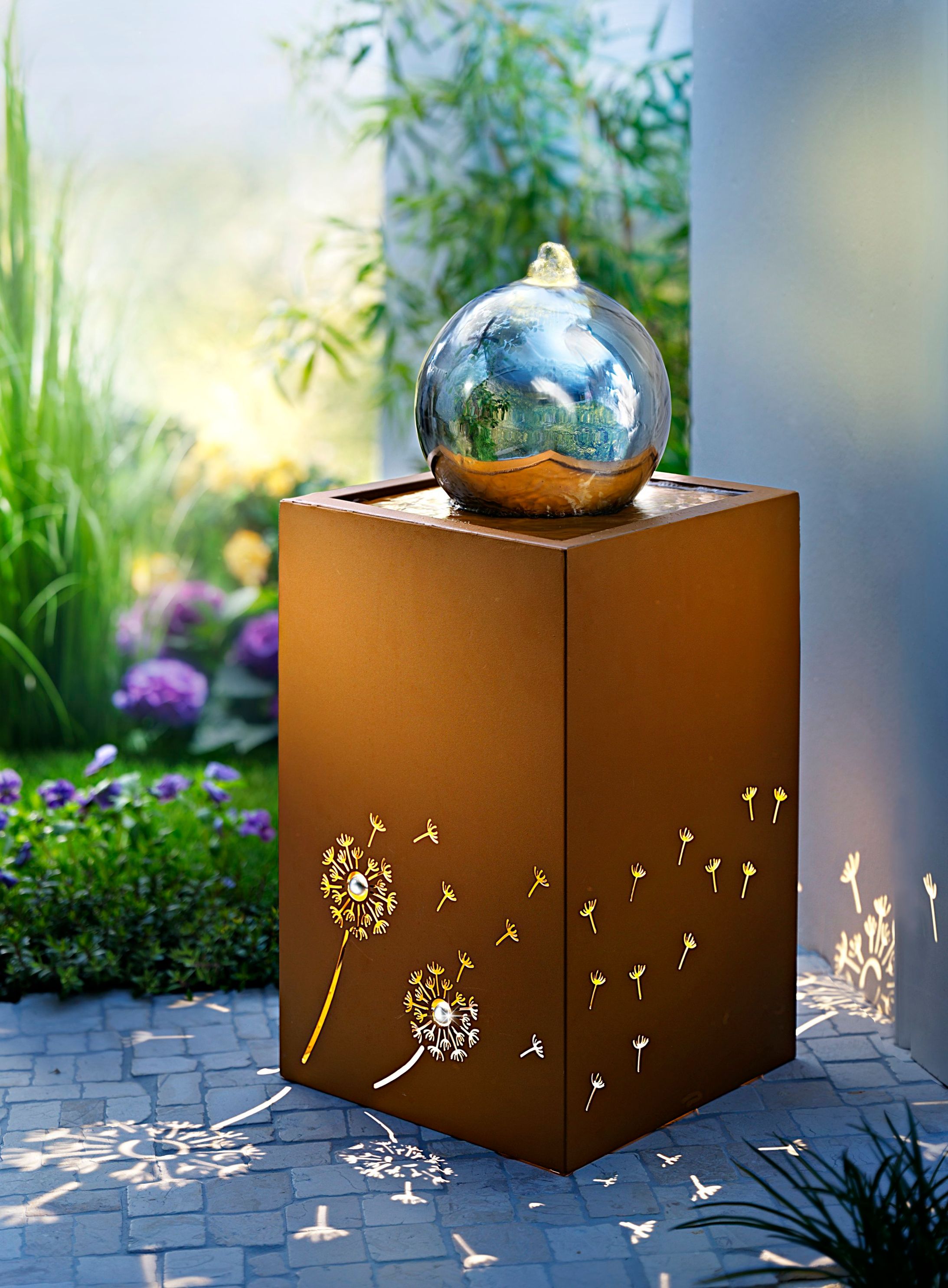 LED-Gartenbrunnen Pusteblume jetzt bei Weltbild.de bestellen