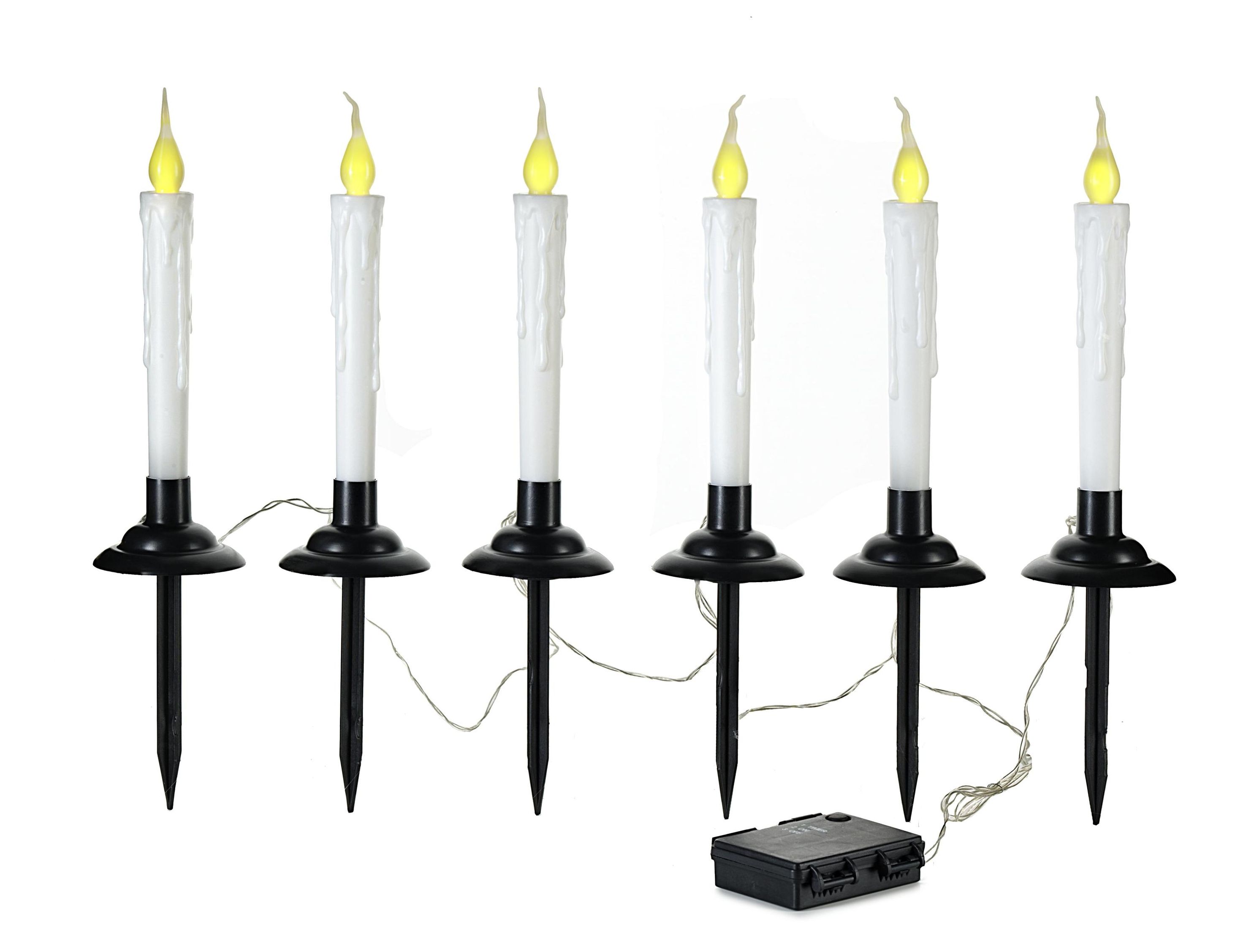 LED-Gartenstecker Candlelight 6er-Set bestellen | Weltbild.de