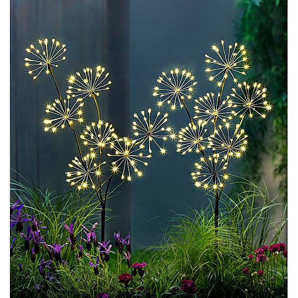 LED-Gartenstecker Feuerwerk 140 LEDs