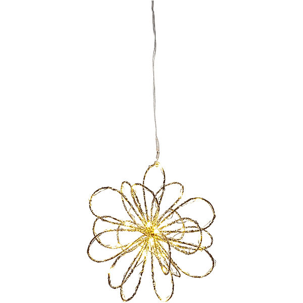 LED-Hängedeko Goldflower (Größe: 30 LEDs)