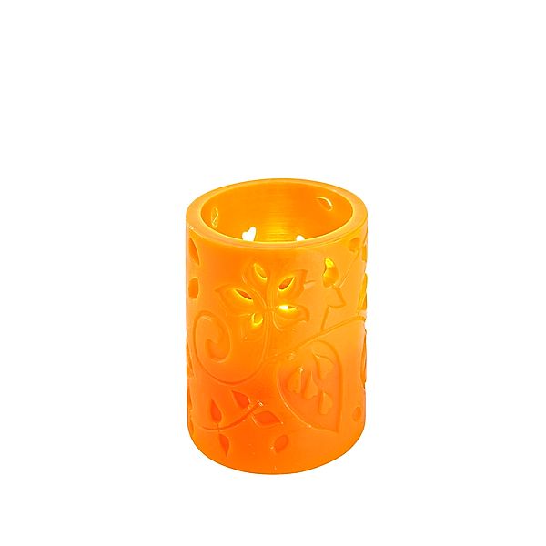 LED-Kerze Orange Dream, 10 cm