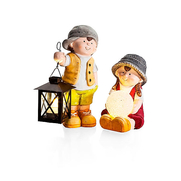 LED-Kinderfiguren Moni & Max, 2er-Set