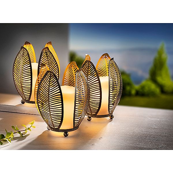 LED-Leuchten Flor 3er-Set