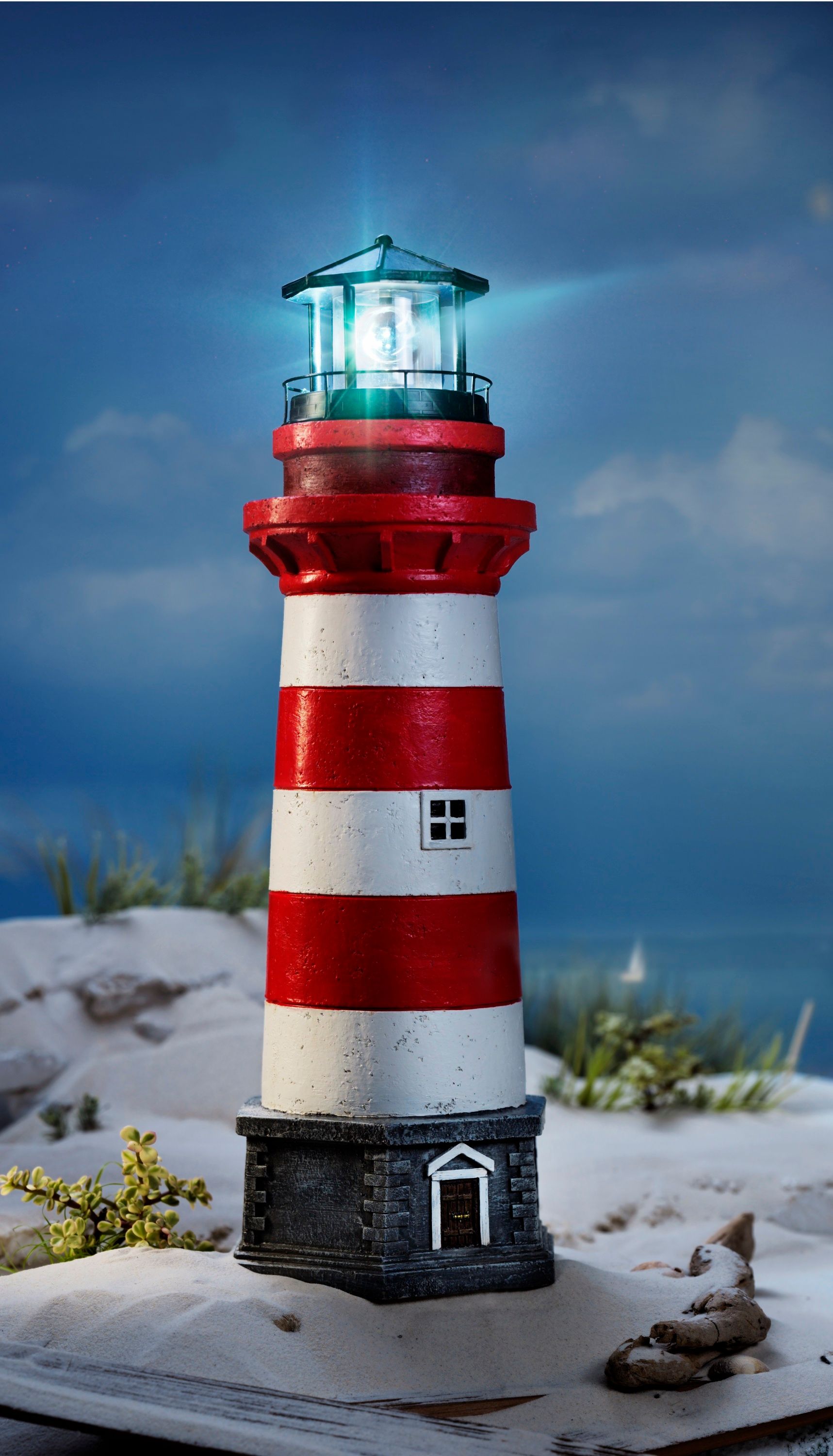 LED-Leuchtturm Amrum, 55 cm