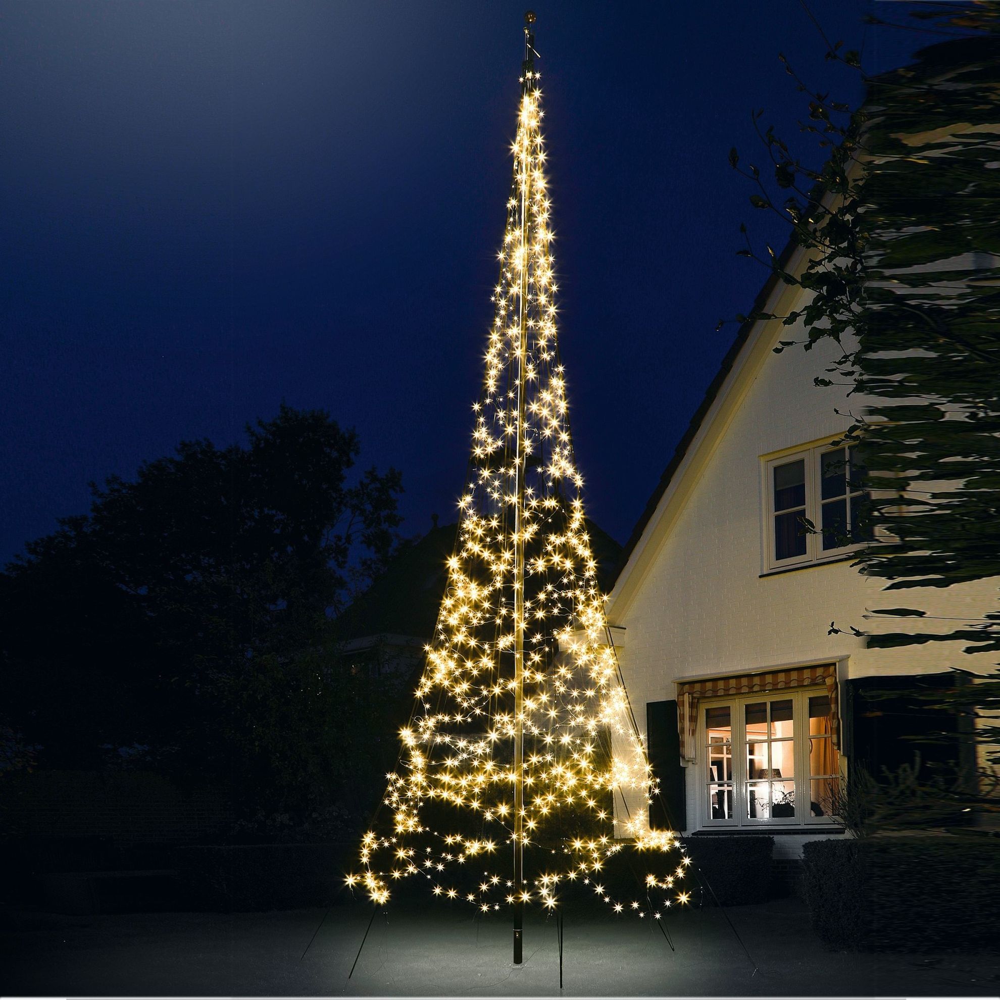 LED Lichterbaum Fahnenmast groß