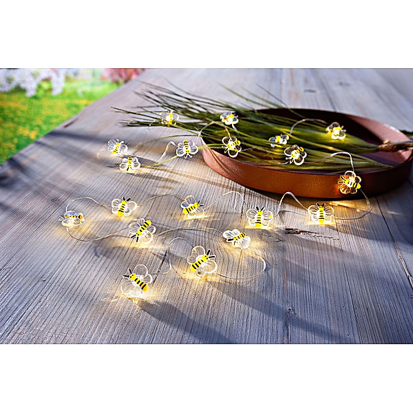 LED-Lichterkette Bienen 20LEDs