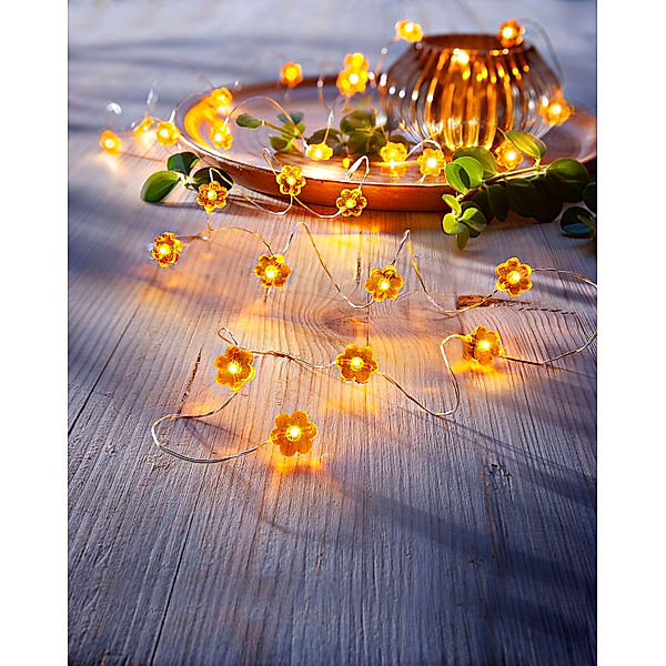 LED-Lichterkette Piccoli Fiori 30 LEDs