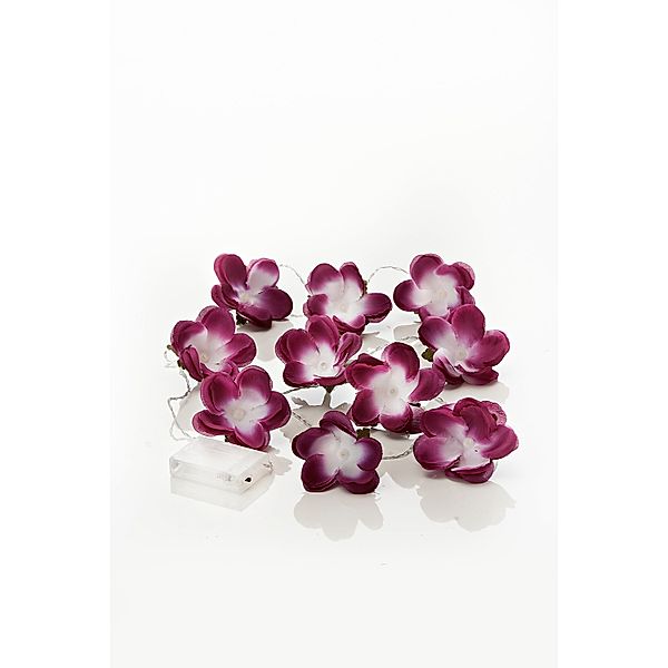 LED-Lichterkette Violet Flower
