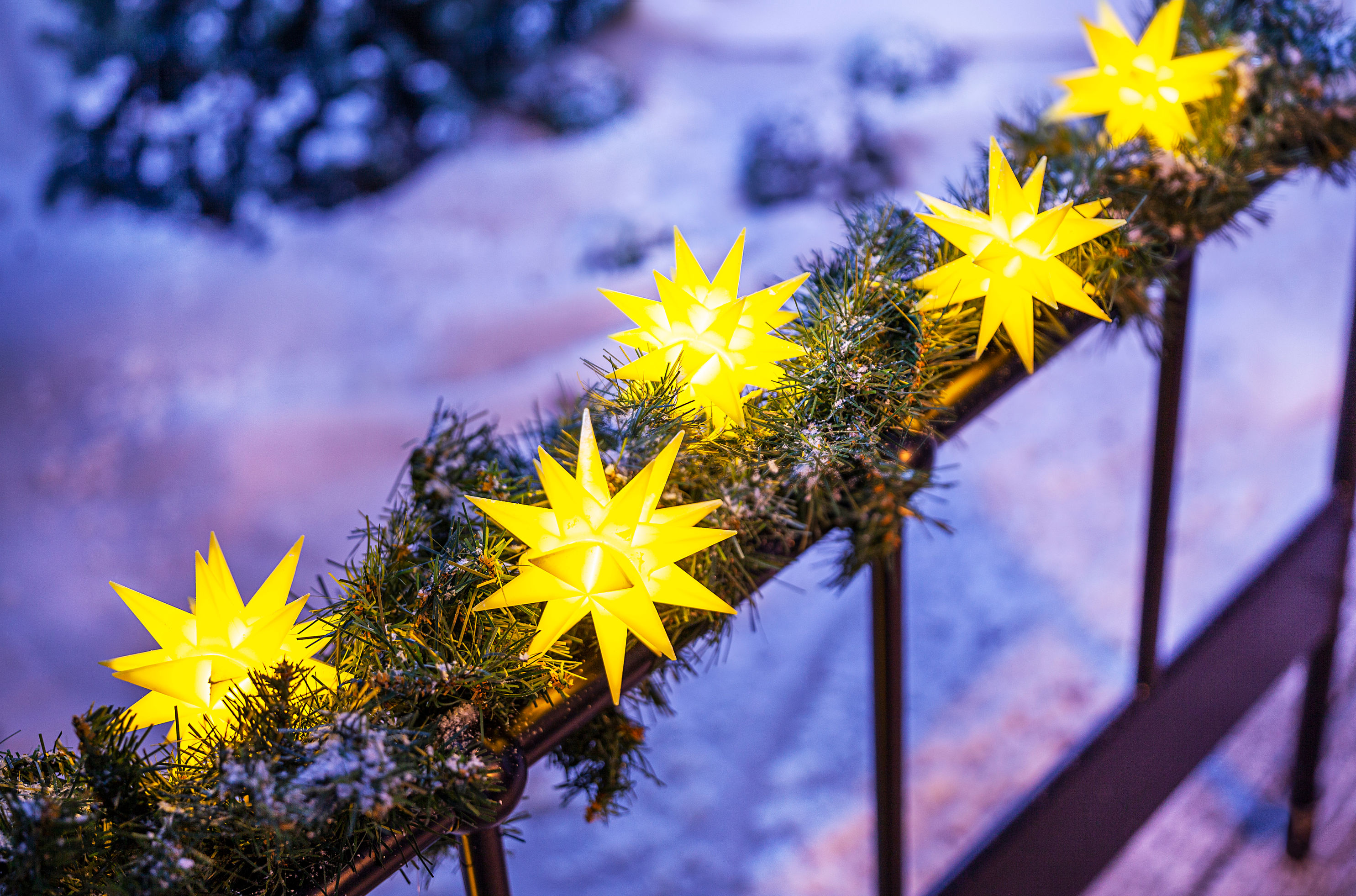 LED-Lichterkette Weihnachtsstern Farbe: gelb | Weltbild.at