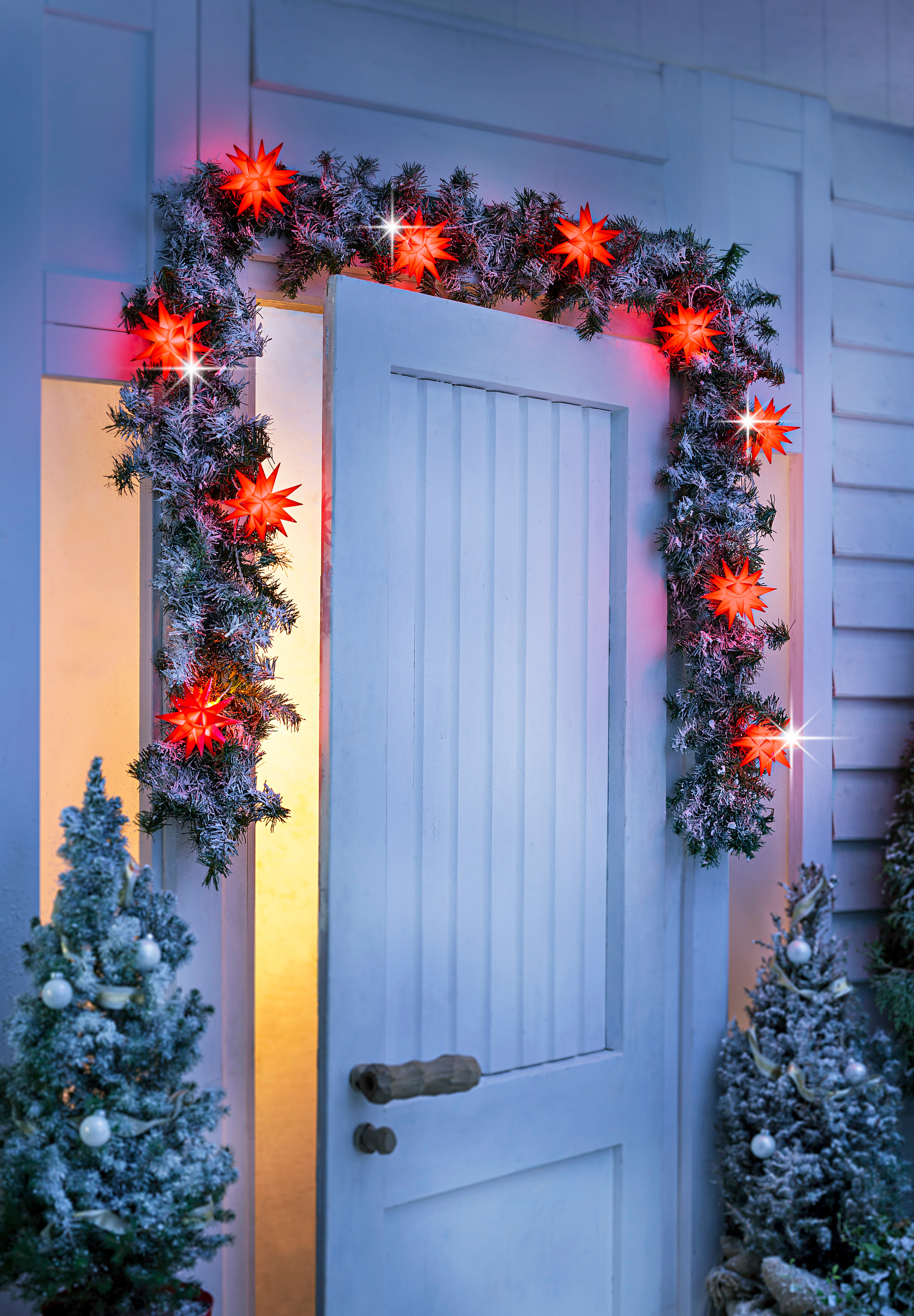 LED-Lichterkette Weihnachtsstern Farbe: rot | Weltbild.de