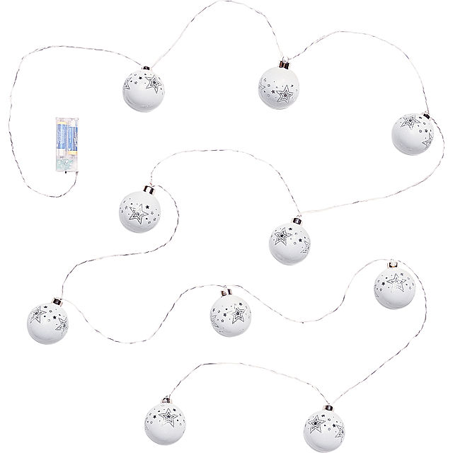 LED-Lichterkette White Christmas Star 270cm | Weltbild.de