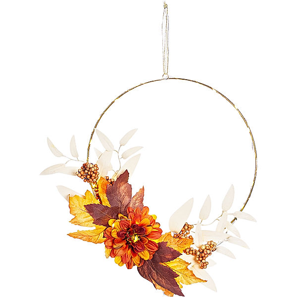 LED-Metallring Indian Summer 40 LEDs, 30 cm