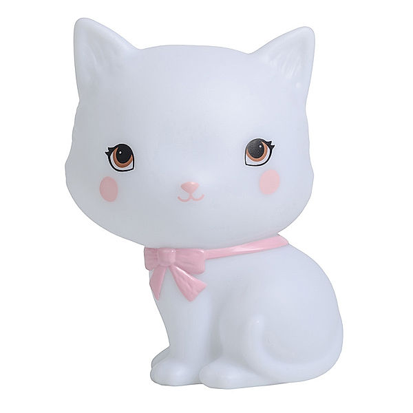 A Little Lovely Company LED-Nachtlicht LITTLE LIGHT – KITTY in weiss