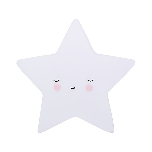 A Little Lovely Company LED-Nachtlicht LITTLE LIGHT – SLEEPING STAR in weiß