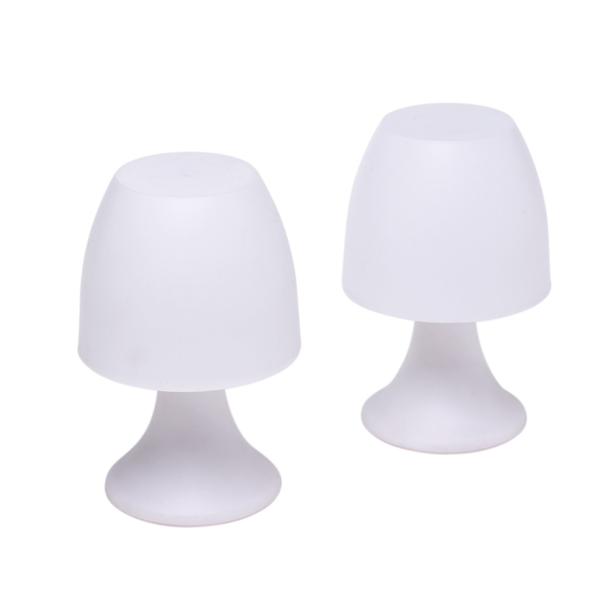LED-Outdoor-Tischleuchte Tischlampe Kenu Outdoorleuchte Deko Kunststoff Weiß 