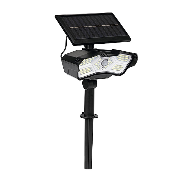 LED Solarstrahler mit Bewegungsmelder, 400 Lumen