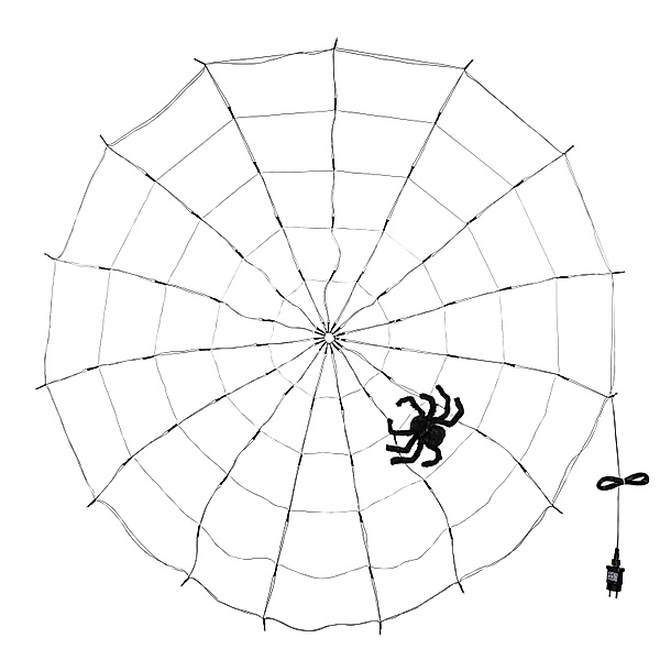 LED-Spinnennetz inkl. Spinne