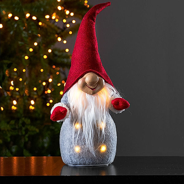 LED-Stoffwichtel Rudolf, rot